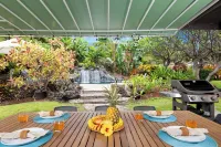 5★Tropical Oasis, Heated Pool, Waterfall, Gazebo, OceanView,❤️of Kona,NEW Remodel