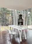 Modern Glass House designed by renowned architect Thomas Phifer