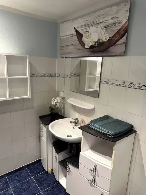 Large apartment for 3-11 guests in the Halle Leipzig Area Hotels in Landsberg