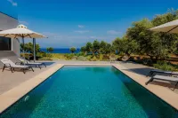 Oceanfront Villa Elaia Private Pool Panoramic Views - Beach