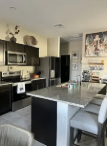 New house in a quiet neighborhood.