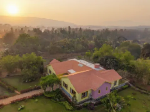Ama Stays and Trails Nine Palms Alibag Hotels in Awas