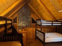 Very cool family cabin with bear theme decorations, two decks and much more.