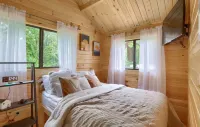 Charming 2-bedroom tiny cabin hot tub camp fire