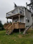 Oceanfront mini home, two decks, with spectacular views.