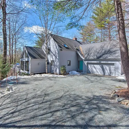Wooded Waterfront Grantham Home < 10 Mi to Ski!
