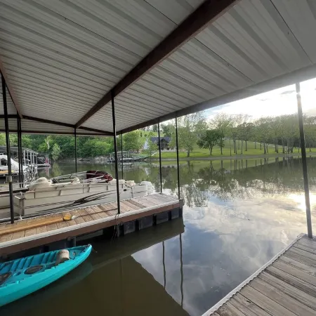 Spring Pond Cabin at White Buffalo Lodge;Family-sized with lake access