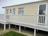 Lavender super front row sea view caravan at Rockley Park, Poole Harbour, Dorset
