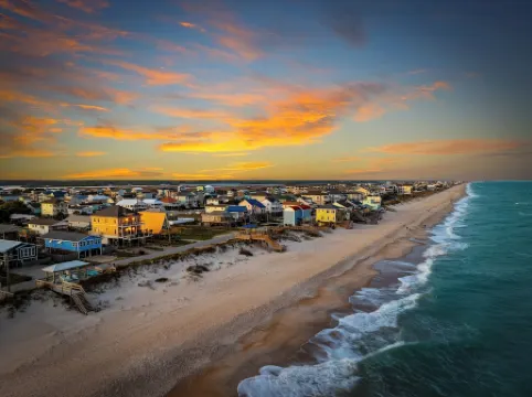 Surf City Shores / Ocean Views, Hot Tub & Beach Access