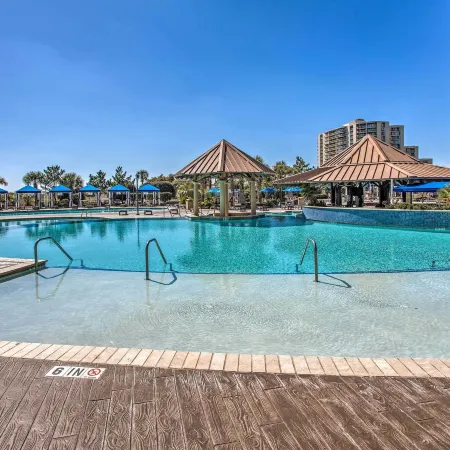 Resort Perks and Pools Townhome by Barefoot Landing Отели рядом с достопримечательностью «Поле для гольфа Barefoot Landing»