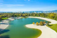 Aurora Park View Apartment - شرفة