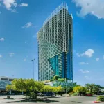 令人驚嘆的23樓開間，帶陽台通道