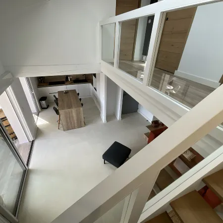 Loft Basque Hendaye - Terrasse cuisine 36m2 - clim