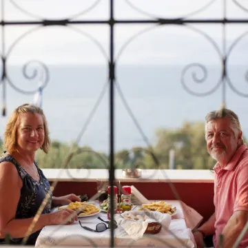 Apraos Bay Hotel in Kalamaki Beach, a Nice View over the Whole Apraos Bay.