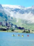 T2 apartment comfortable and bright with beautiful views of the slopes