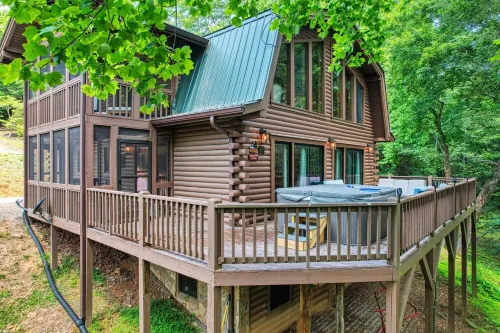 Bear Claw -Log Cabin-Hot Tub-Pool Table