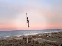 Brand new house on a private beach!