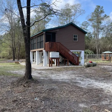 Peace on the river. Wakulla springs nearby. Wakulla River adjoins property