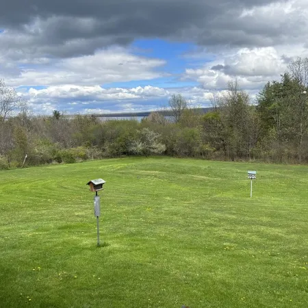Seneca Lake View Retreat sits secluded on a 2 acre lot.
