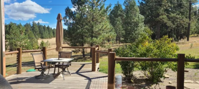 Spacious cabin in Angel Fire area - 6 miles to ski slopes and recreation area