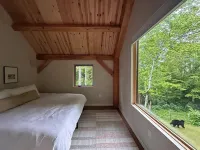 Modern Blue Ridge Mountaintop Timber-Frame Home w/ Sauna, Hot Tub and EV Charger