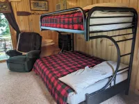 Cabin on Soo Lake.  Enjoy the views of the lake 66' from water's edge.