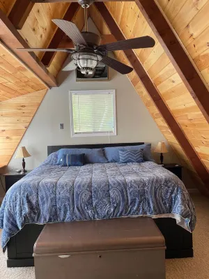 Beautiful Norris Lake Front A-Frame with Private Dock in Speedwell, Tn .