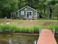 Small cabin on Musky Bay, Lac Court Oreilles 14 miles south of Hayward WI