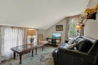 Luxurious Jacuzzi Tub and Cozy Porch Setup - Inviting Charming Retreat