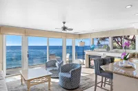 Oceanfront Villa - Tranquil Retreat, Indigo & Sand Palette