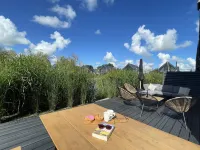 Water Villa in Balk with Private Jetty