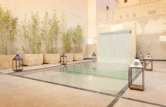 里亞德巴伊亞宮非斯摩洛哥傳統庭院住宅