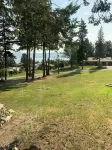 Beautiful views of flathead lake in our 30 ft trailer with two slides. You are w