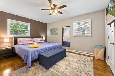 Game Room and Fenced Yard with Waffle Bar Delight - Modern Oasis Hotels in Brookfield
