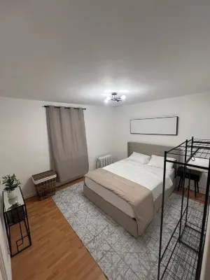 Cozy 1-BR apartment in charming Valley Stream and optional car rental on site.