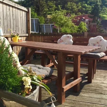New Feriewohnung in the heart of the valley with stunning view to Roßtrappe,