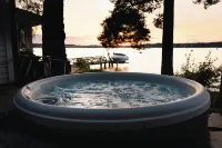 House with hot tub on the beach near Stockholm Hotels in Boo