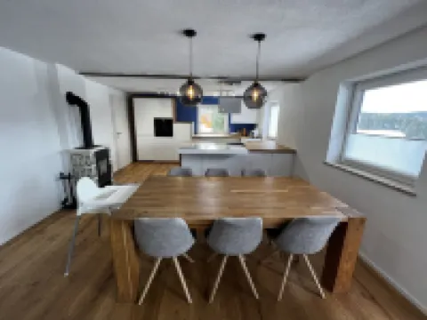 Hut with a view of the Dachstein and direct access to the ski and cross-country slopes.