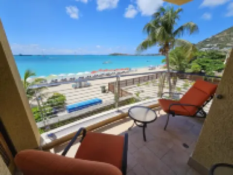 Oceanfront Condo with breathtaking views and private beach access.