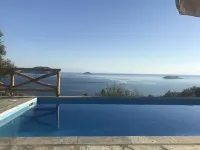 240 sqm, large pool, 300m to the beach, fantastic sea views, 2 kitchens, air conditioning - プライペートプール