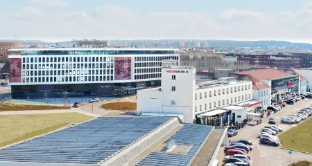 V8 Hotel Motorworld Region Stuttgart, BW Premier Collection Отели рядом с достопримечательностью «MOTOR WORLD Region Stuttgart»