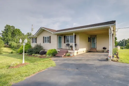 Serene Mill Spring Getaway w/ Yard & Fire Pit! - 3-Star