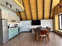 3-bedroom villa in lovely Qəbələ with mountain view,  WiFi, AC, hot  pool. Hotels in Gebele