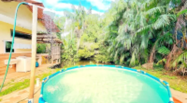 Peace, tranquility, quiet, inn, lake, waterfall, rest, chalet