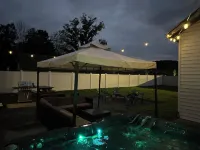 Private Patio Oasis + Fenced In Backyard + In Town! Pet & Family Friendly!