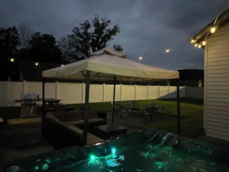 Private Patio Oasis + Fenced In Backyard + In Town! Pet & Family Friendly!