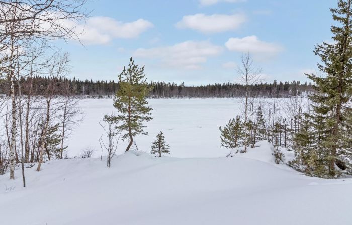 Huvila tornionjoen rannalla