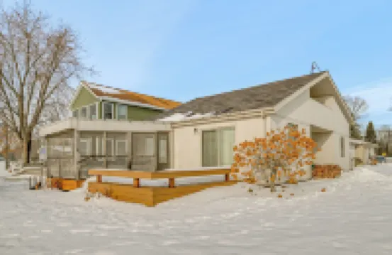 Porch + Views: Waterfront Home on Houghton Lake!