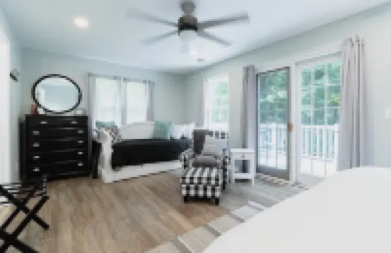 New, pet friendly home, only a 2 minute drive to Lake Mich. with beach access