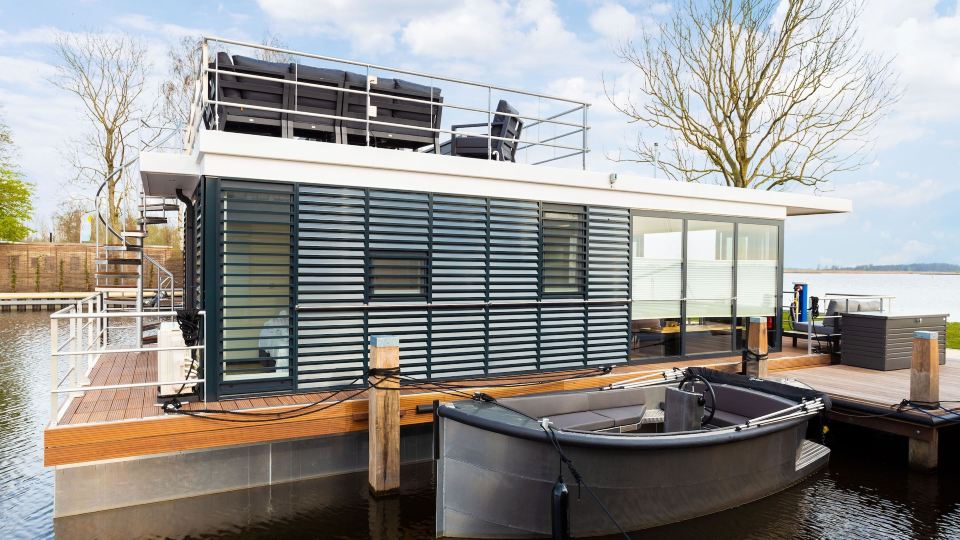Unique Houseboat on and Around the Sneekermeer